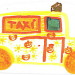taxi jaune pumpkin